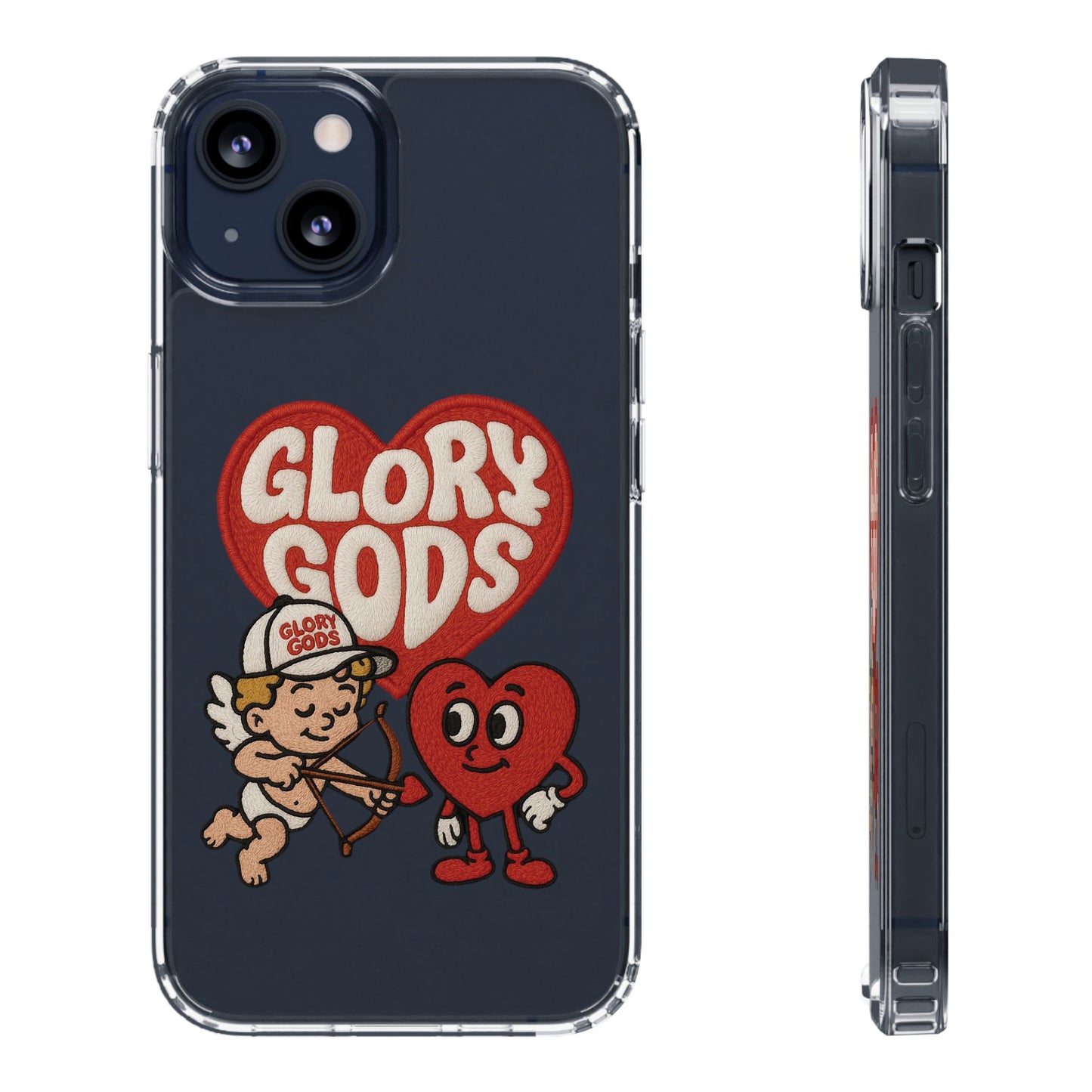 Glory Gods Clear Phone Case