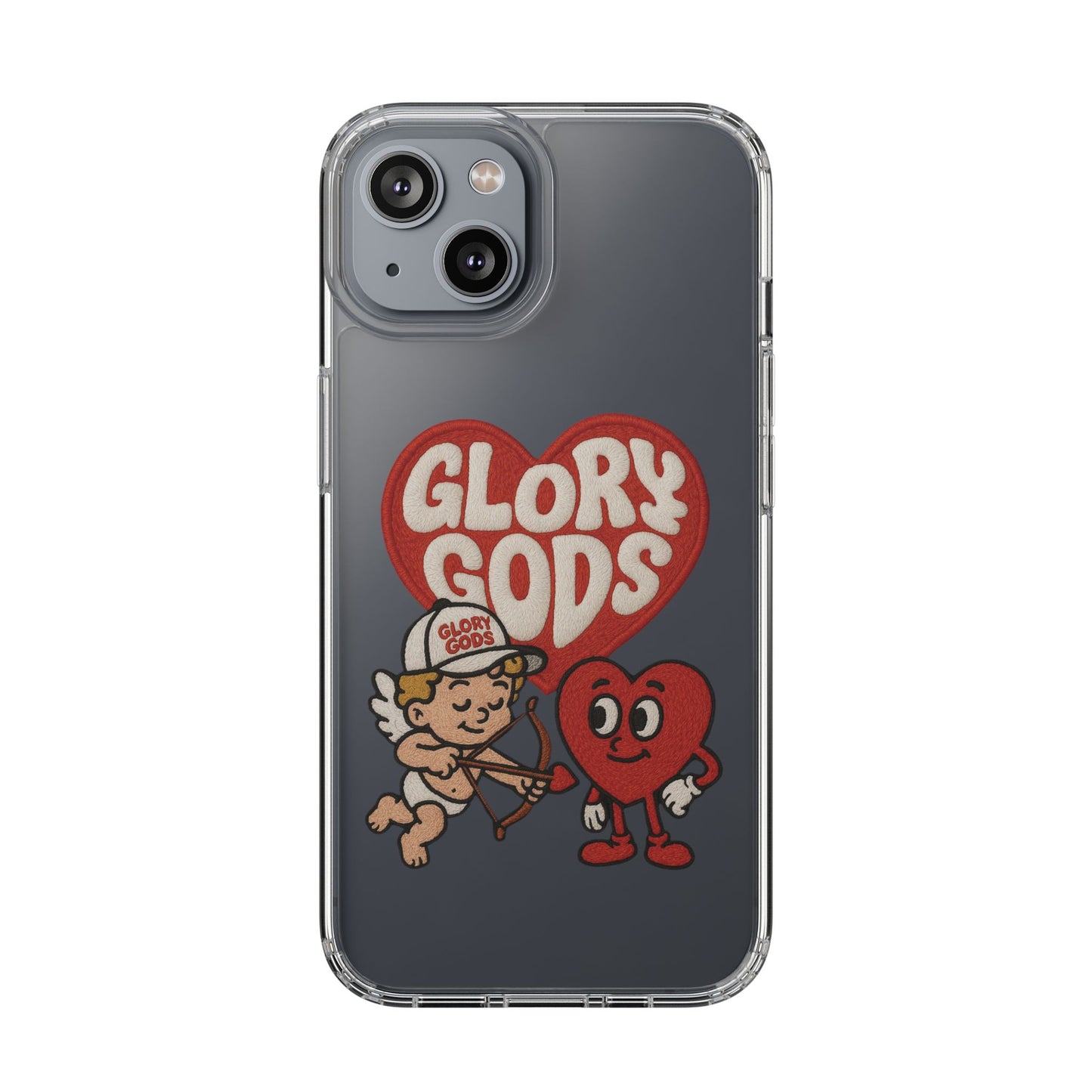 Glory Gods Clear Phone Case