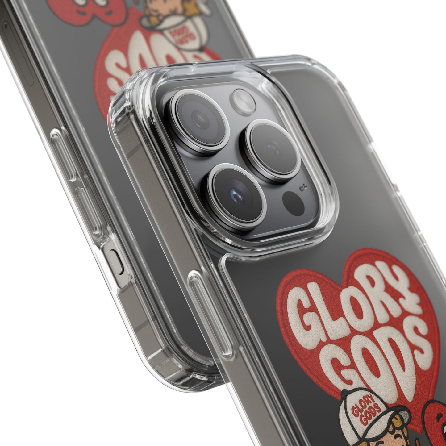 Glory Gods Clear Phone Case