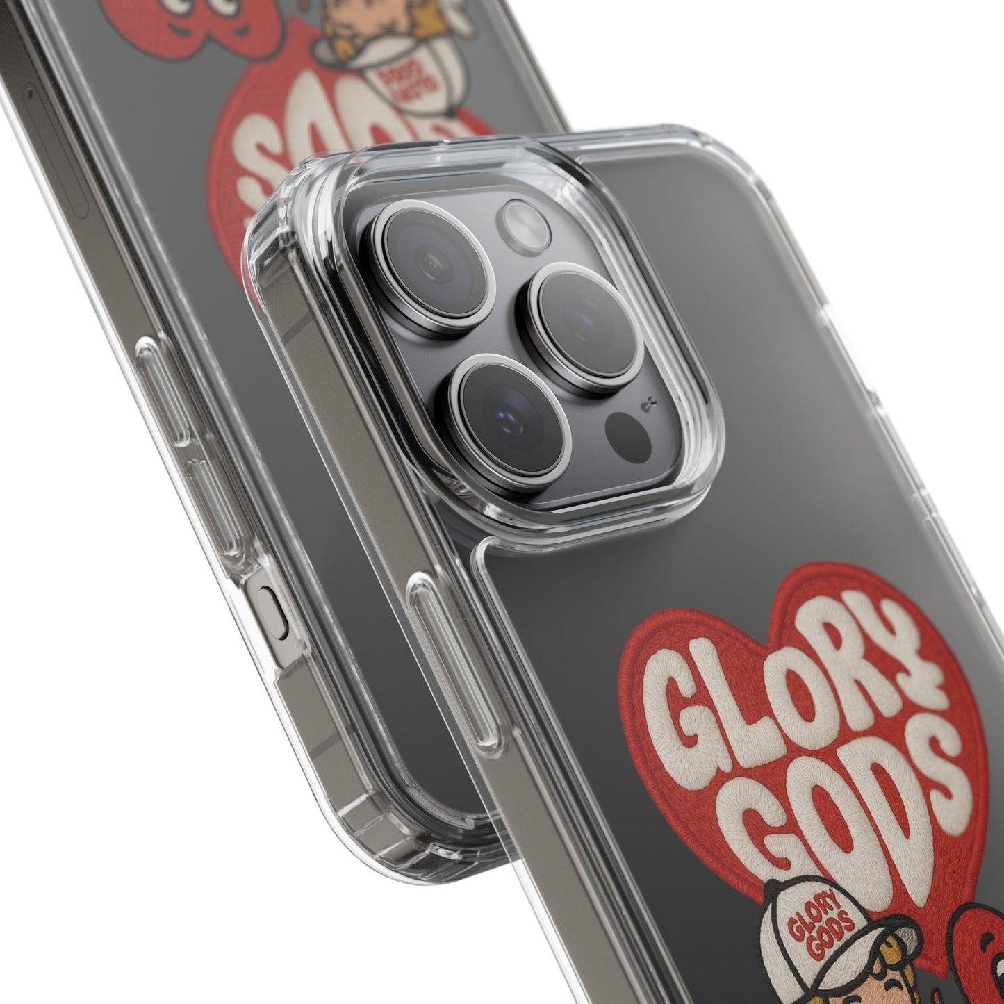 Glory Gods Clear Phone Case