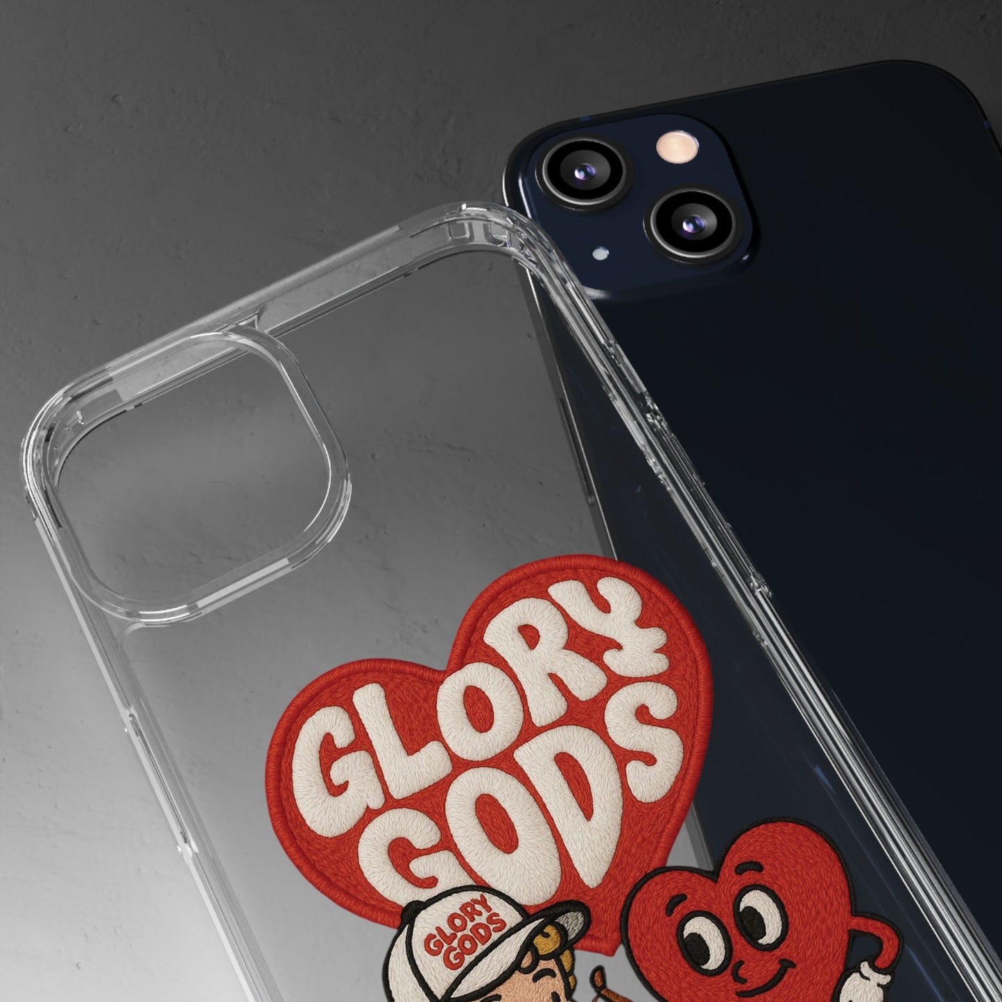 Glory Gods Clear Phone Case