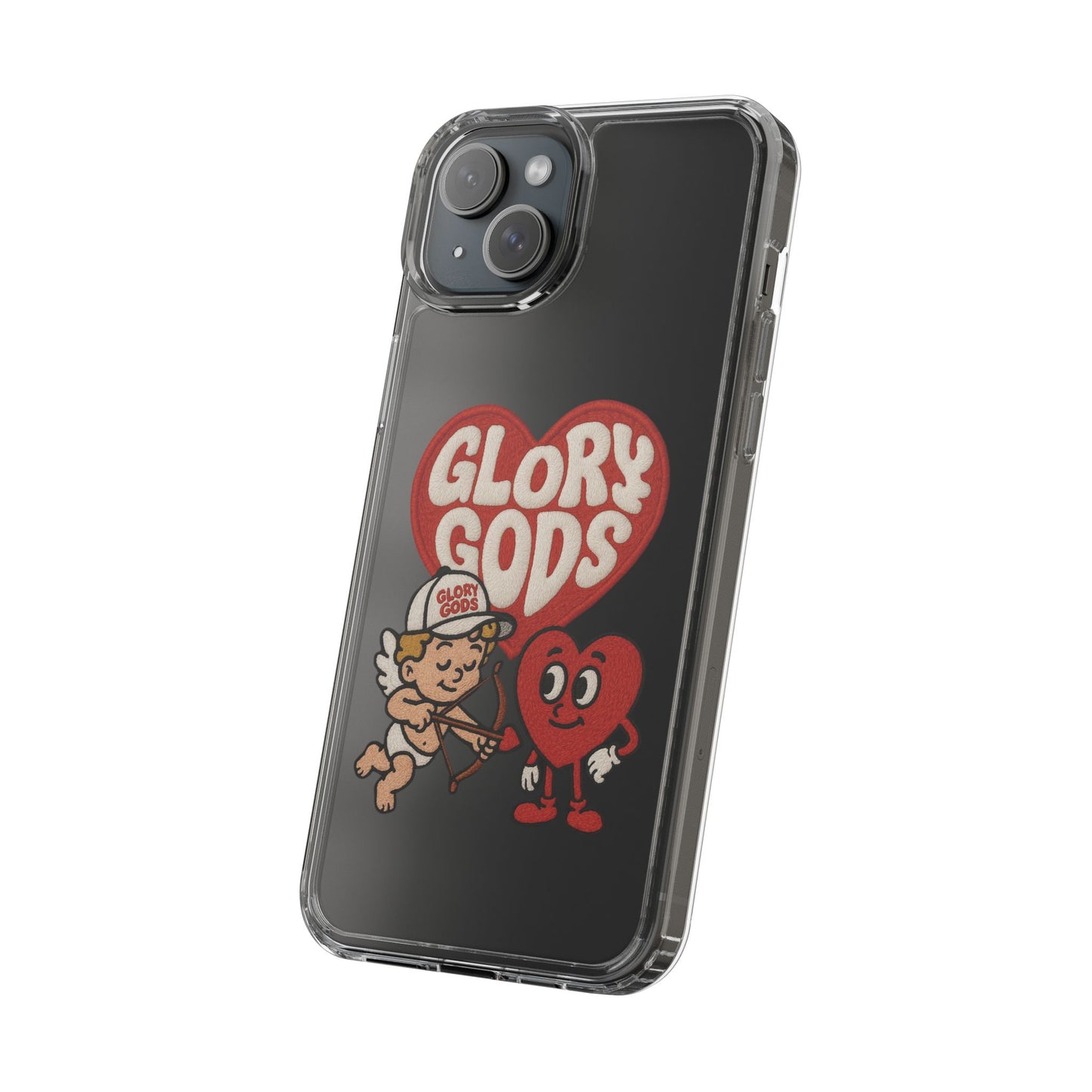 Glory Gods Clear Phone Case