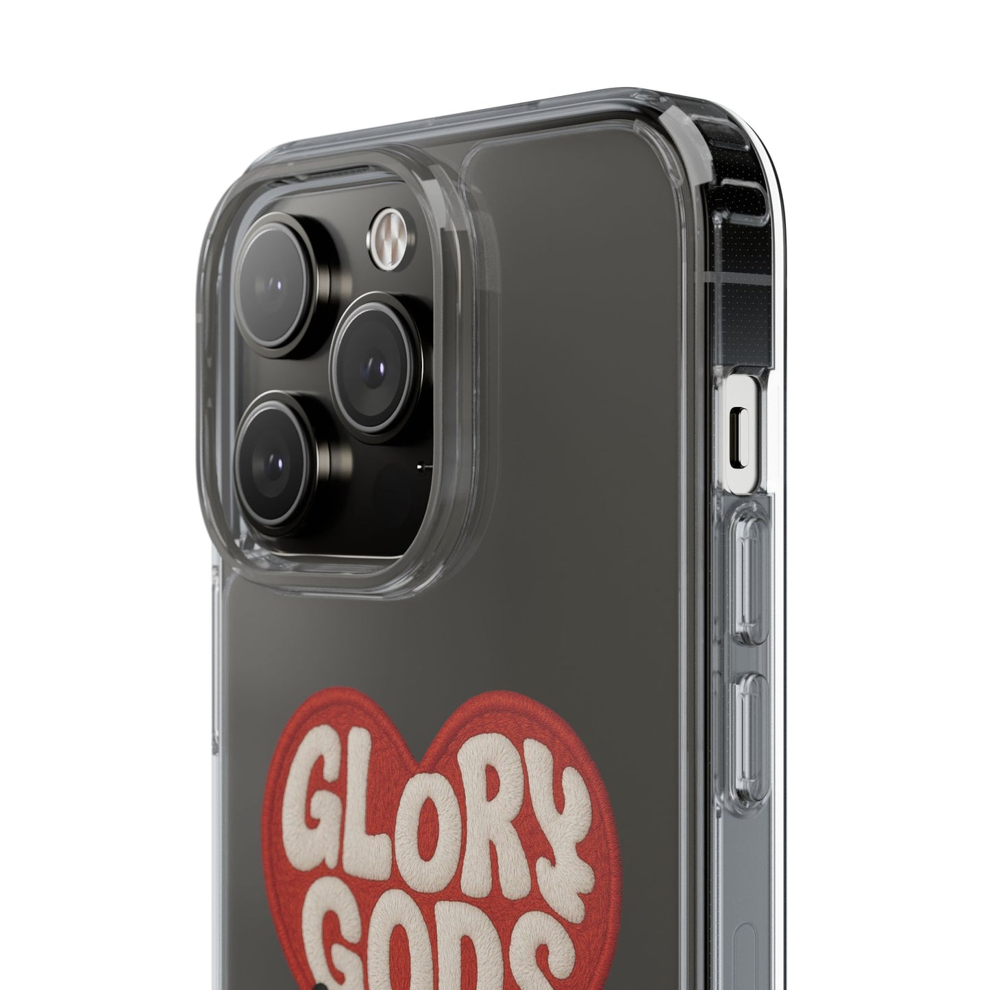 Glory Gods Clear Phone Case