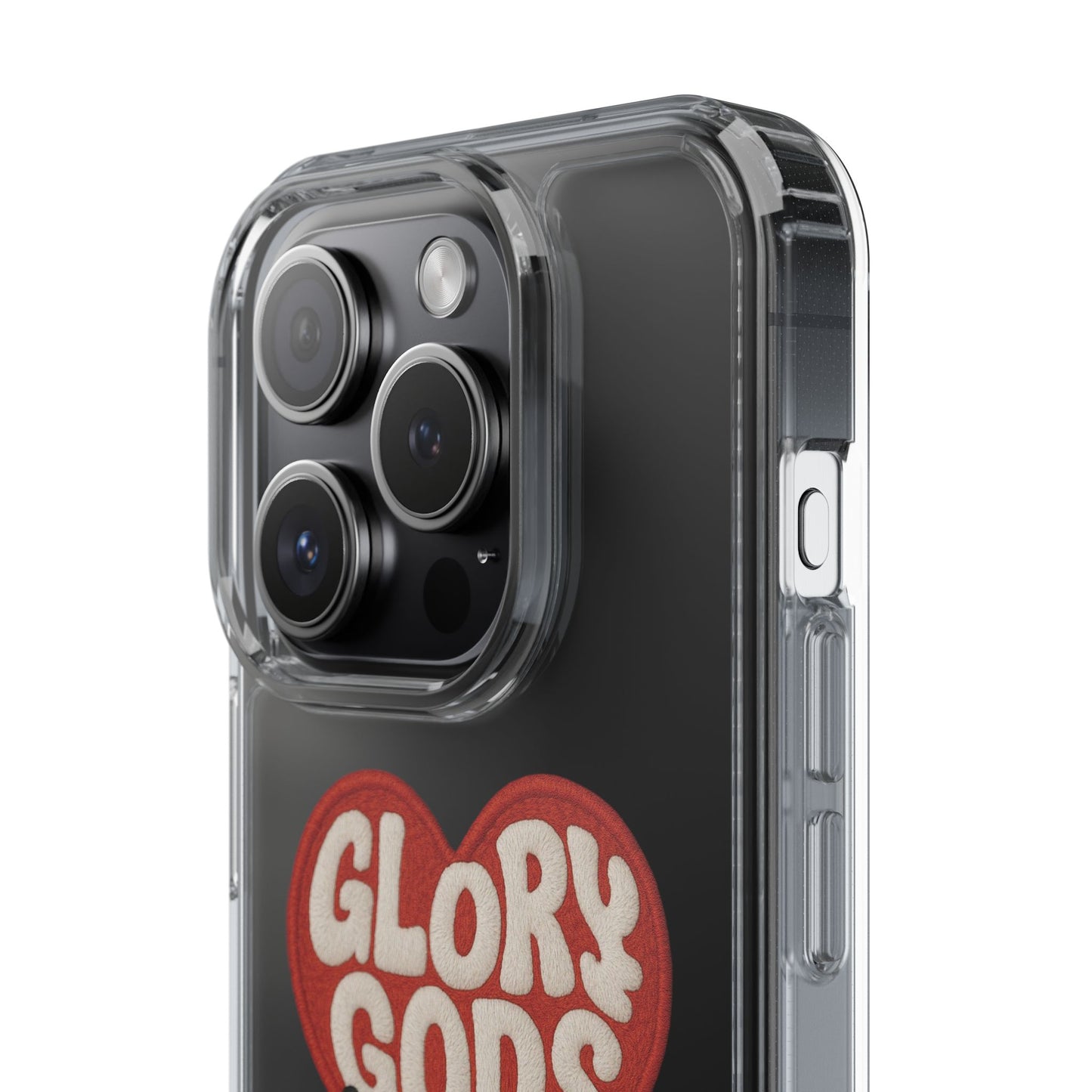 Glory Gods Clear Phone Case