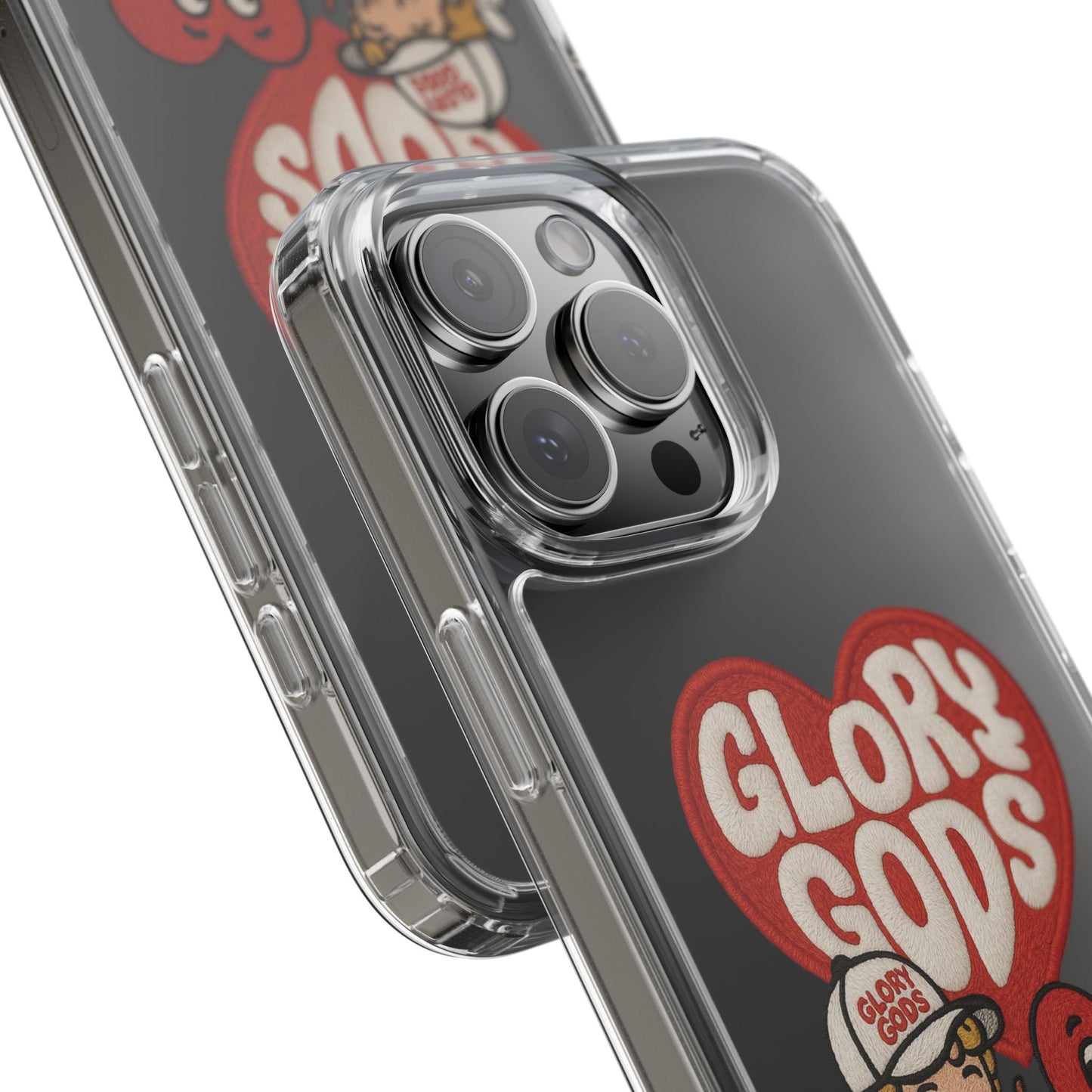 Glory Gods Clear Phone Case