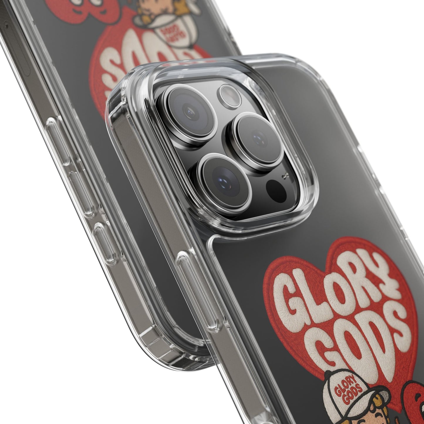 Glory Gods Clear Phone Case