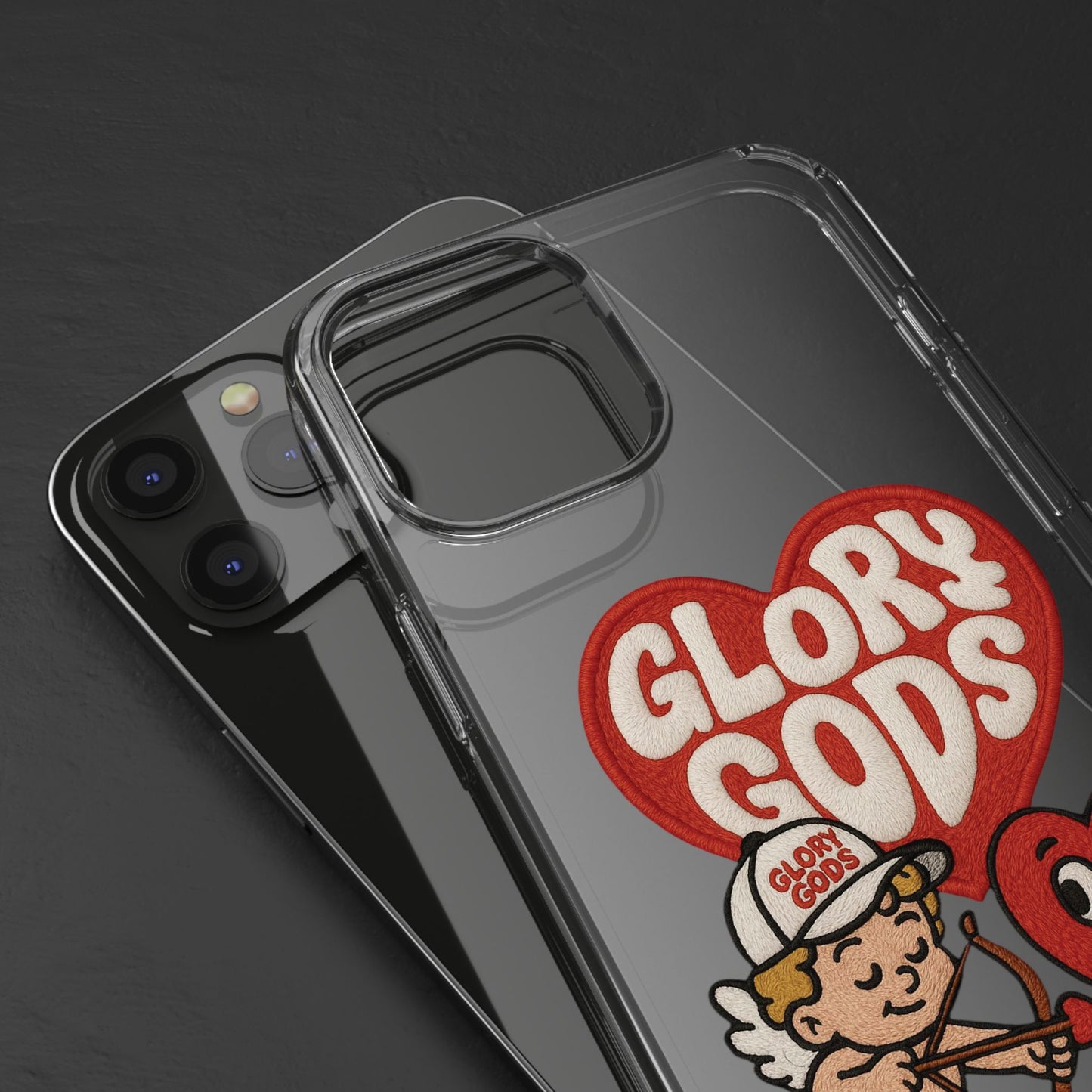 Glory Gods Clear Phone Case