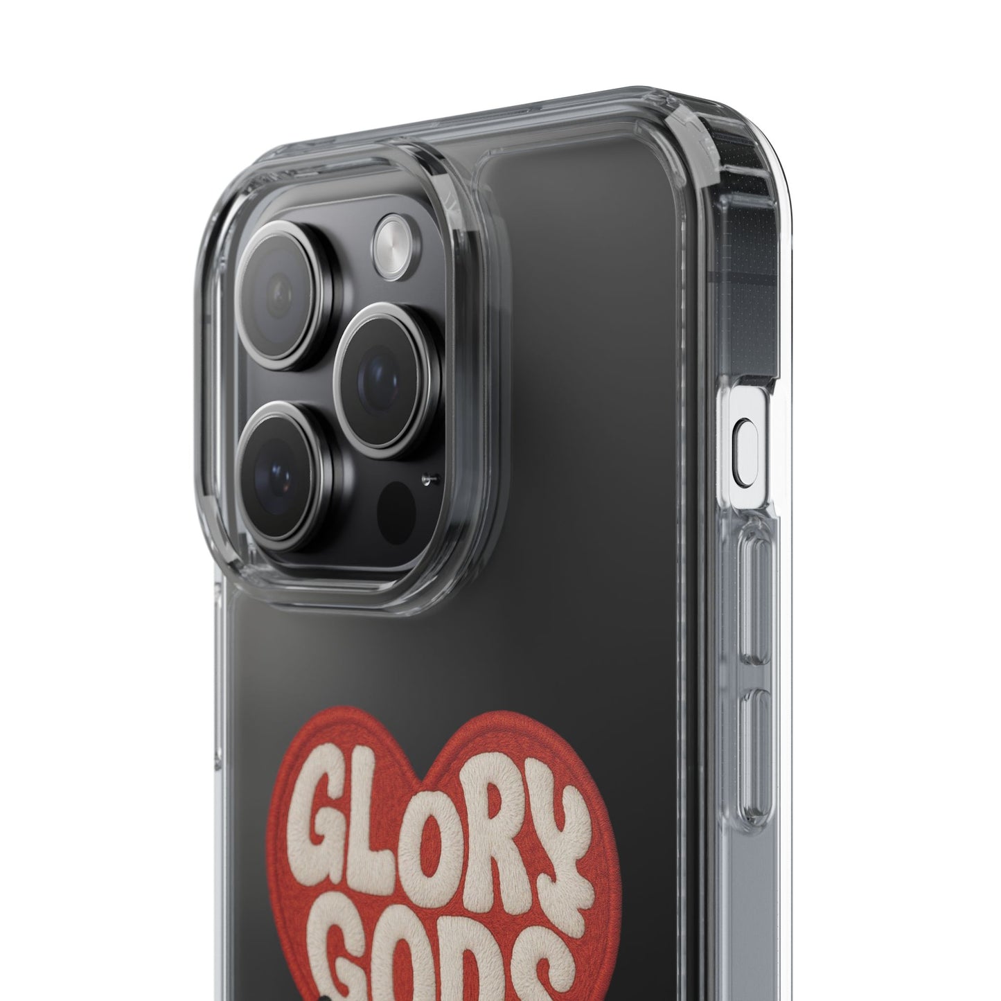 Glory Gods Clear Phone Case