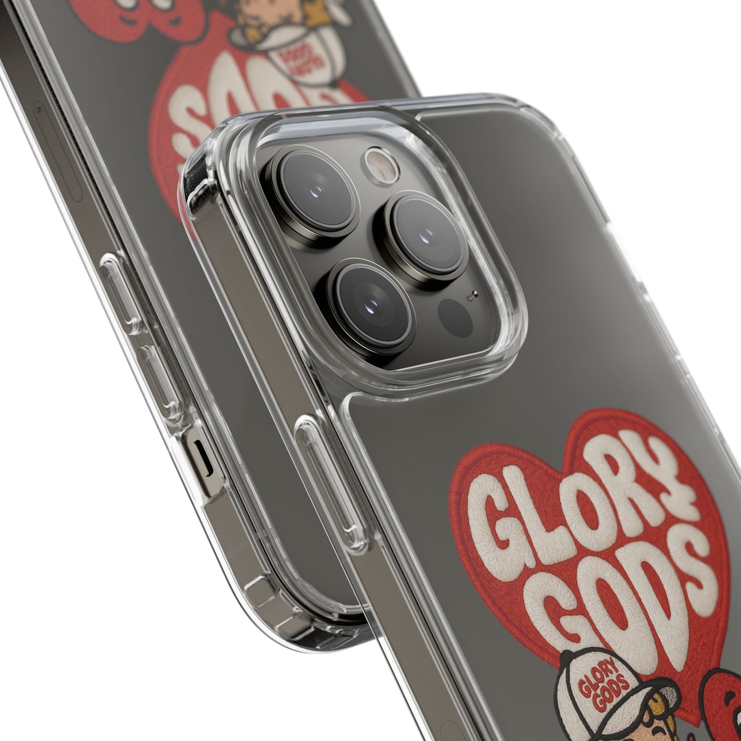 Glory Gods Clear Phone Case
