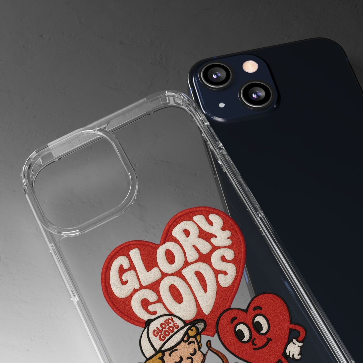 Glory Gods Clear Phone Case