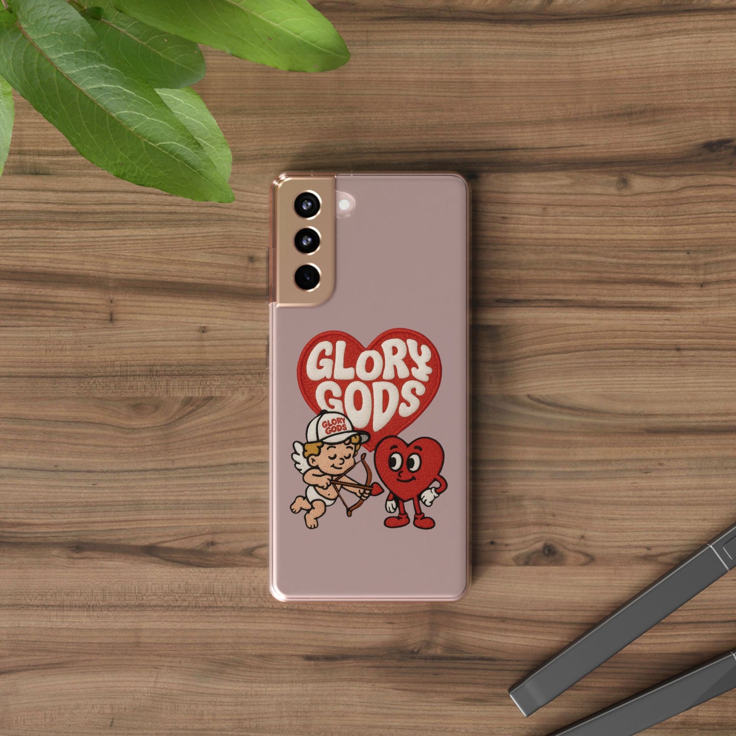 Glory Gods Clear Phone Case