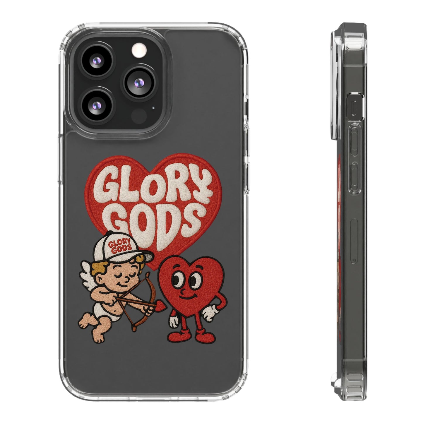 Glory Gods Clear Phone Case