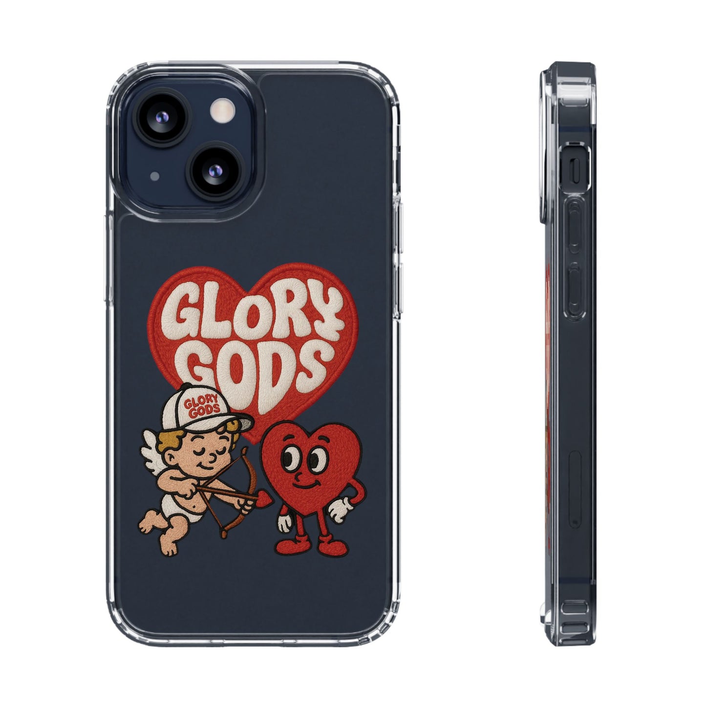 Glory Gods Clear Phone Case