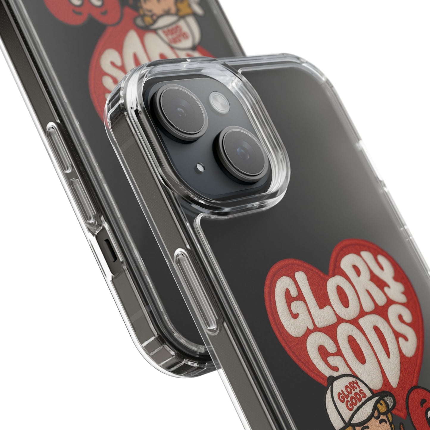 Glory Gods Clear Phone Case
