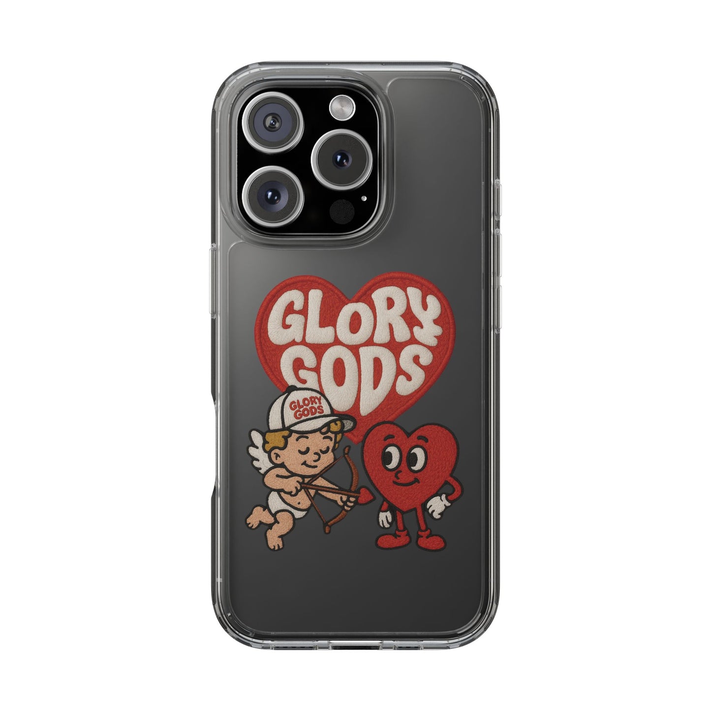 Glory Gods Clear Phone Case