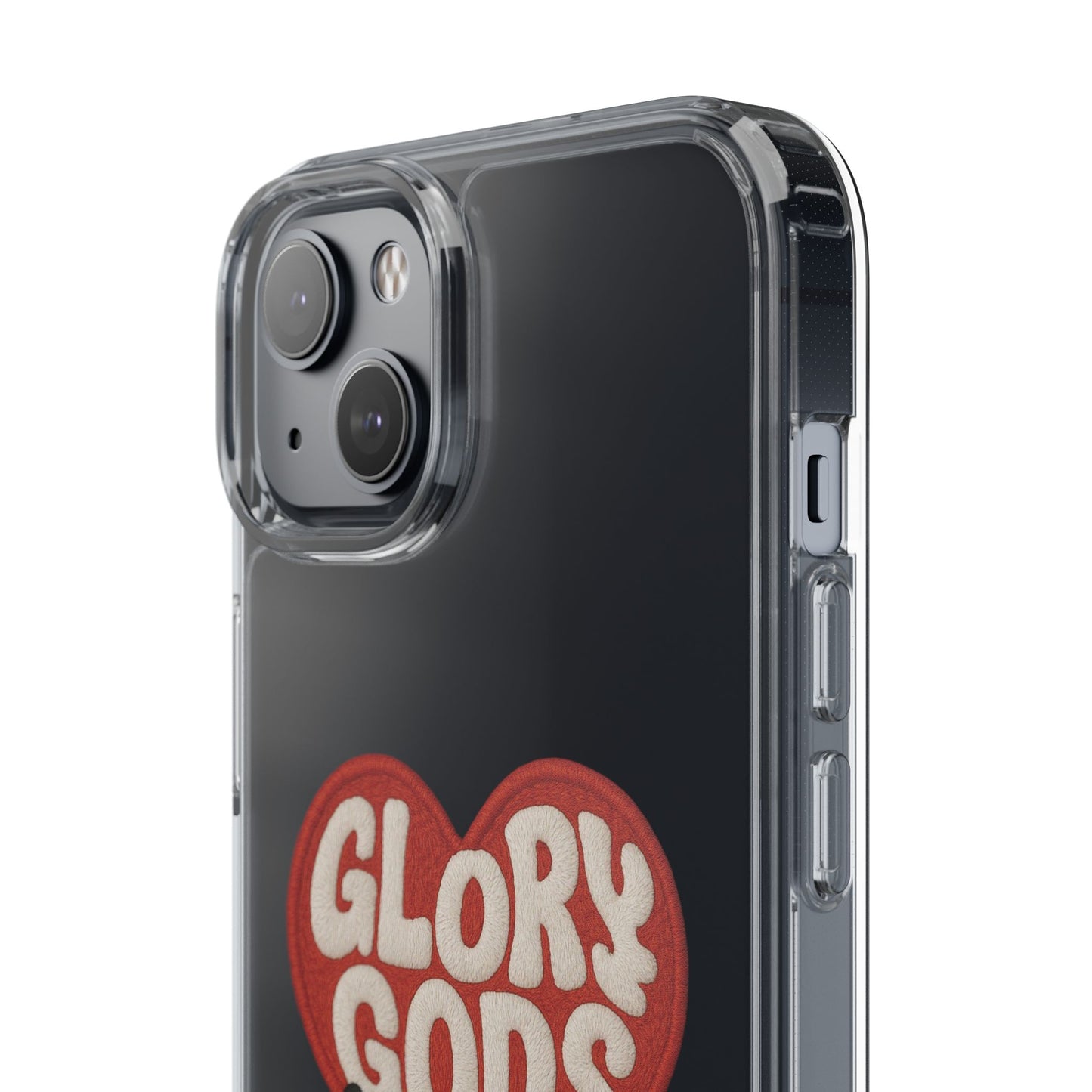 Glory Gods Clear Phone Case