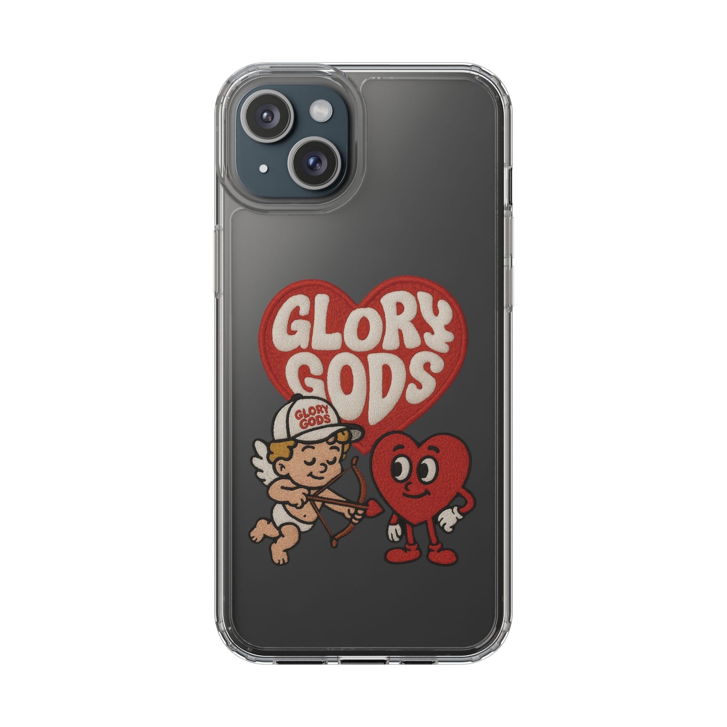Glory Gods Clear Phone Case