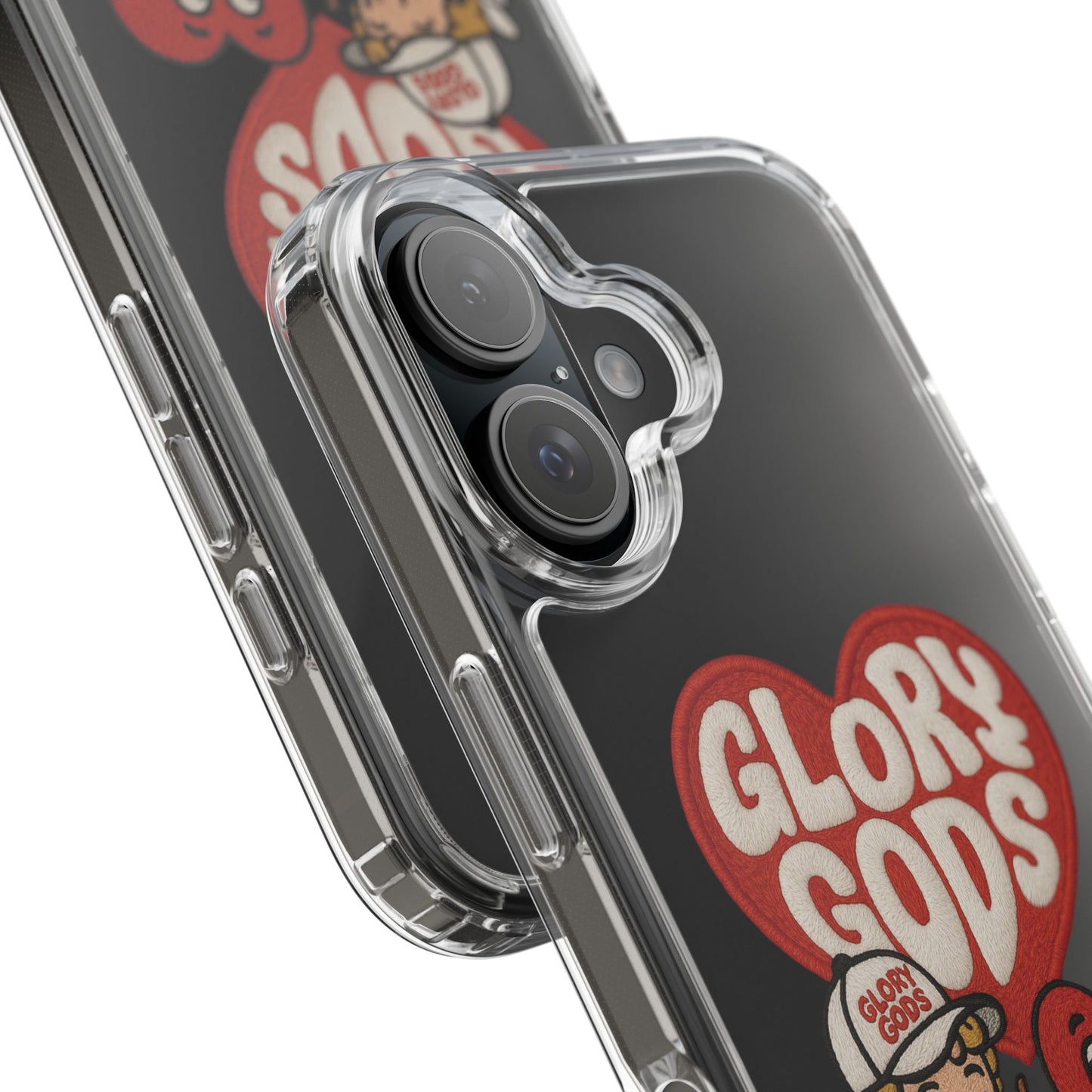 Glory Gods Clear Phone Case