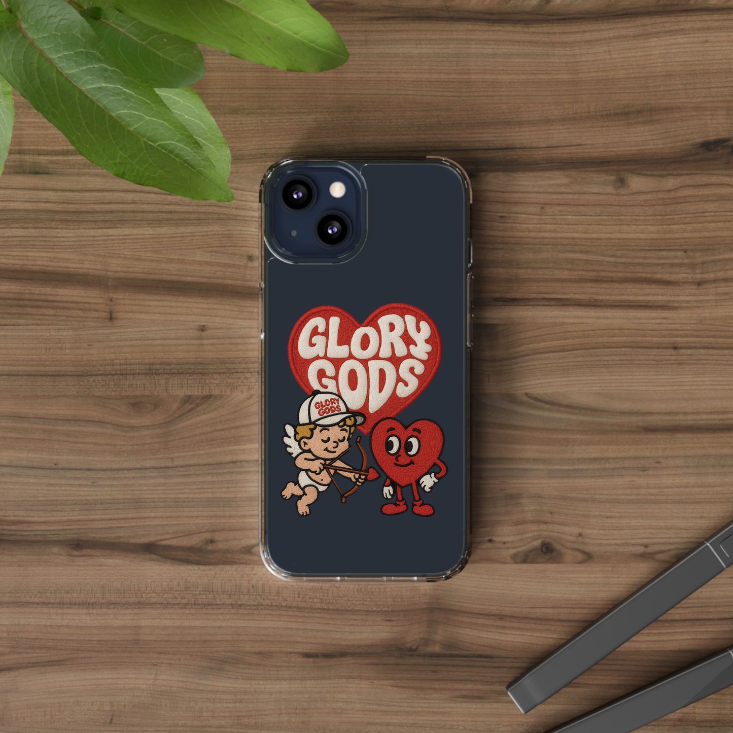 Glory Gods Clear Phone Case