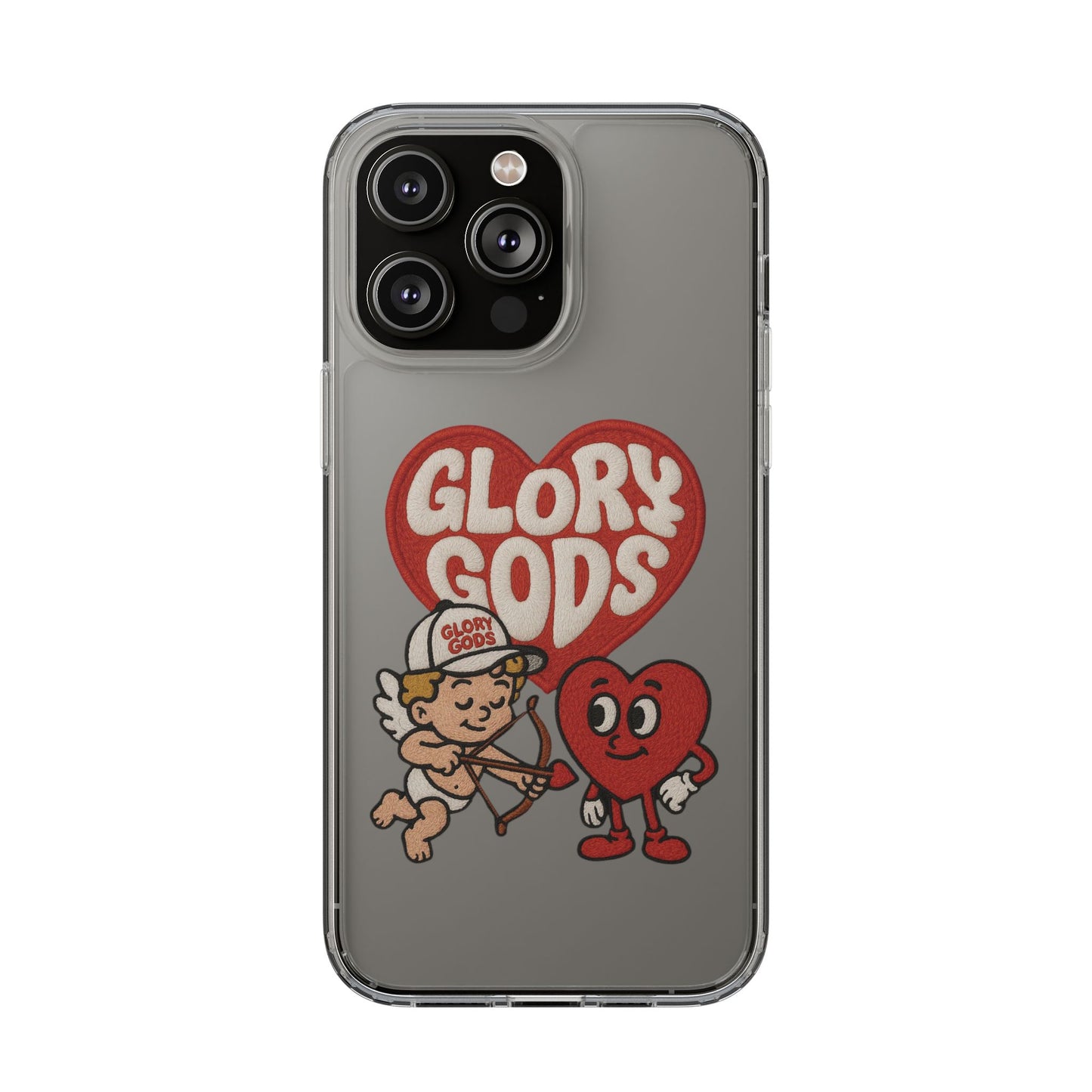 Glory Gods Clear Phone Case
