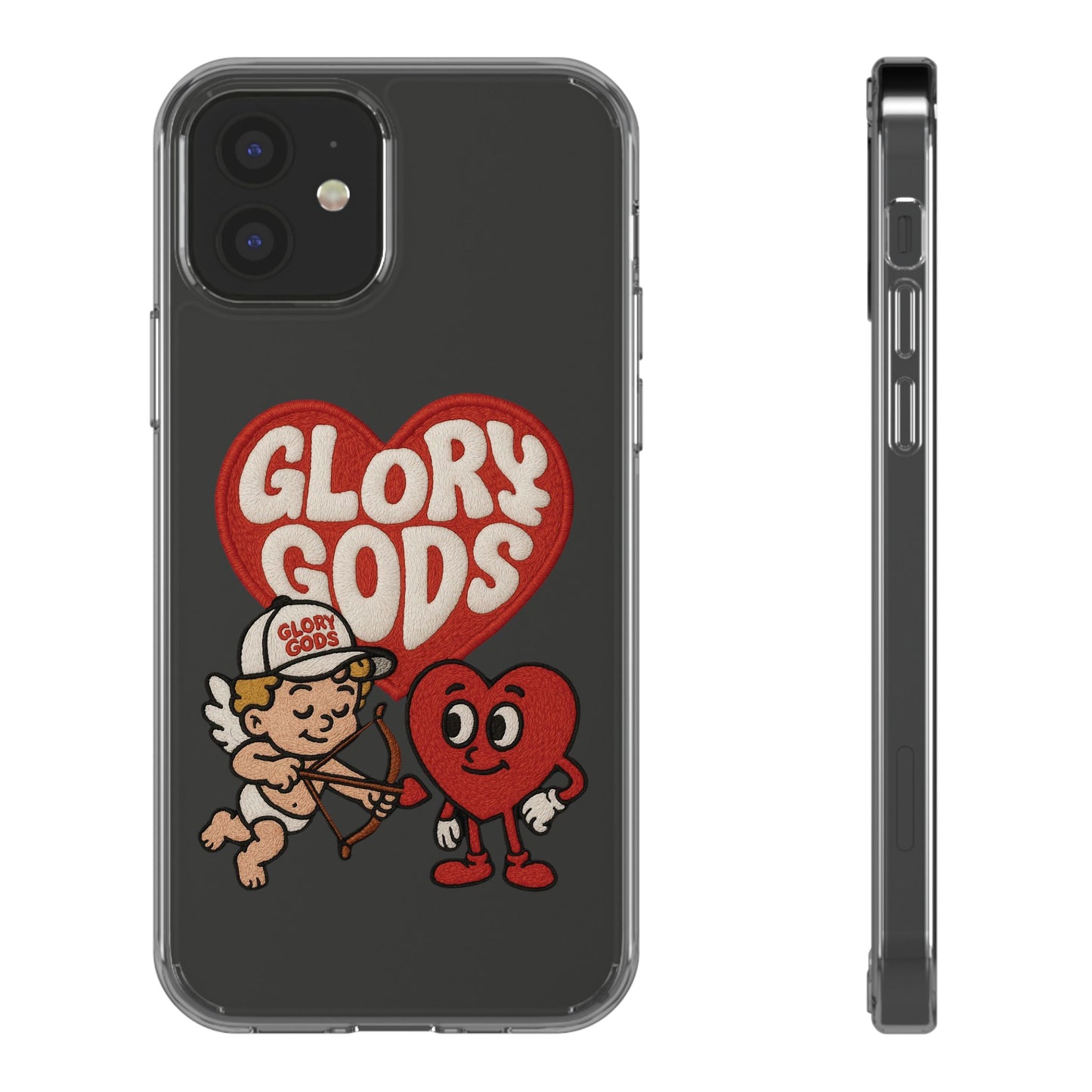 Glory Gods Clear Phone Case