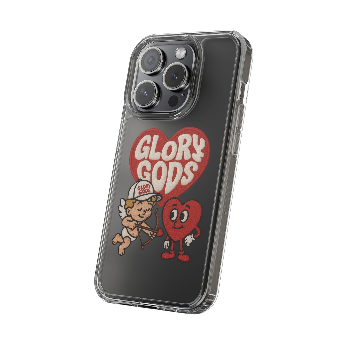Glory Gods Clear Phone Case