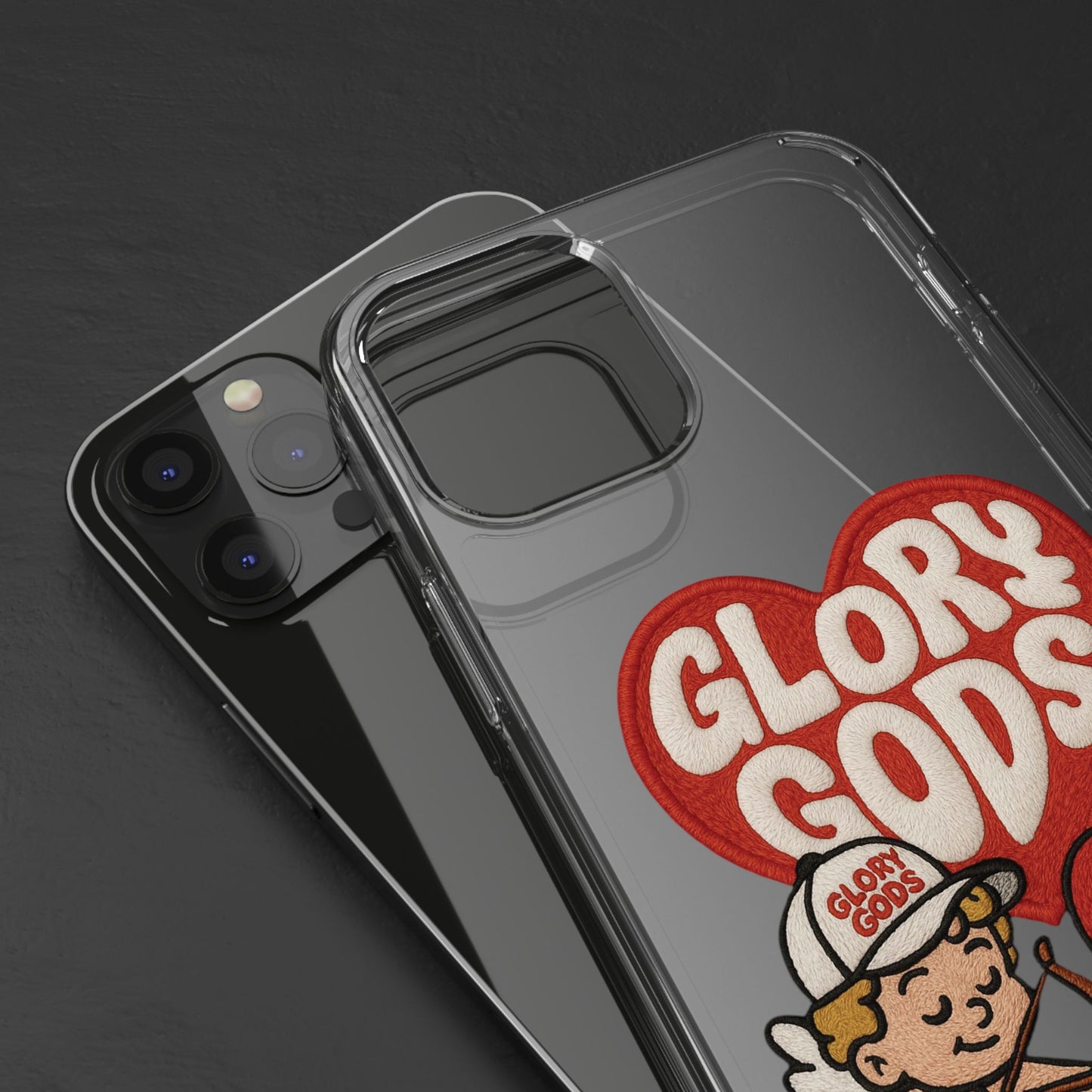 Glory Gods Clear Phone Case
