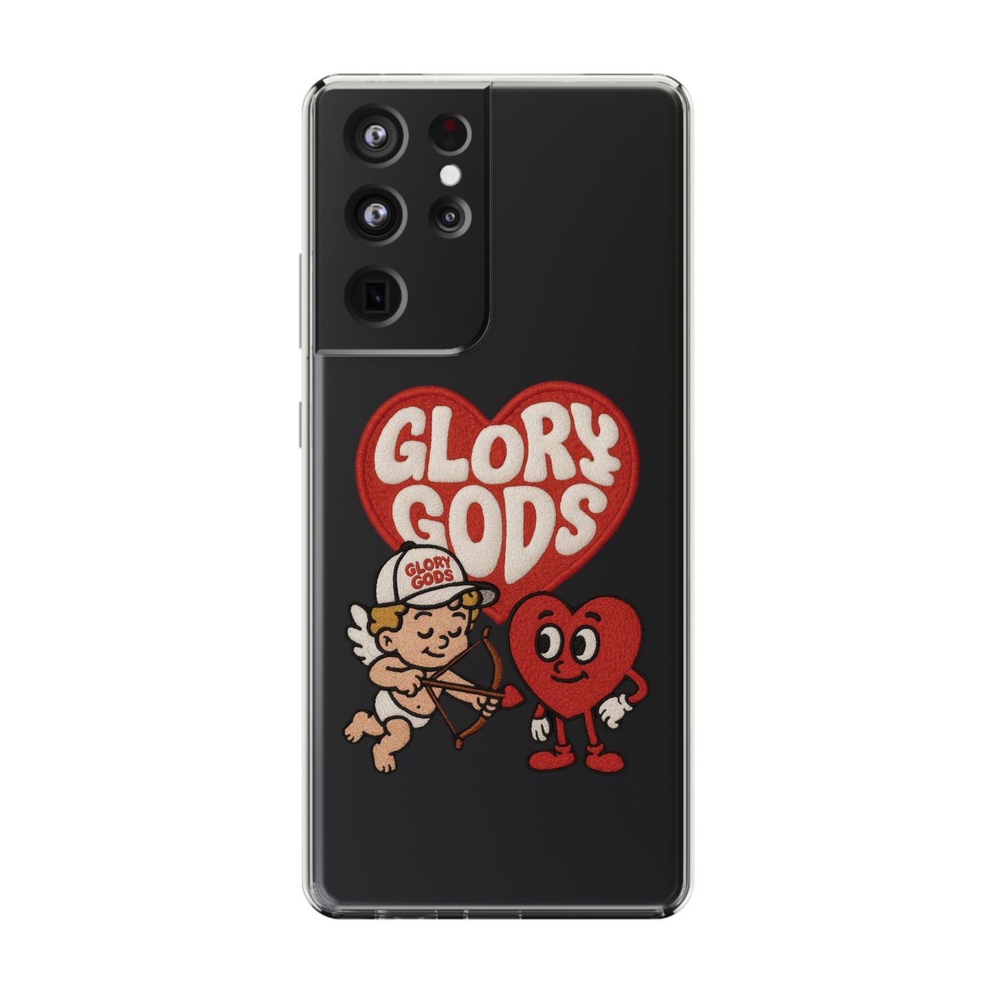Glory Gods Clear Phone Case
