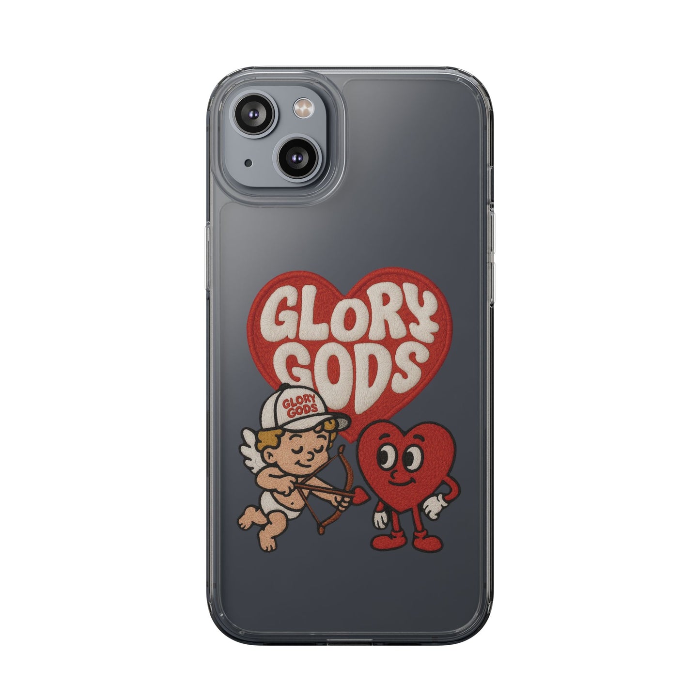 Glory Gods Clear Phone Case