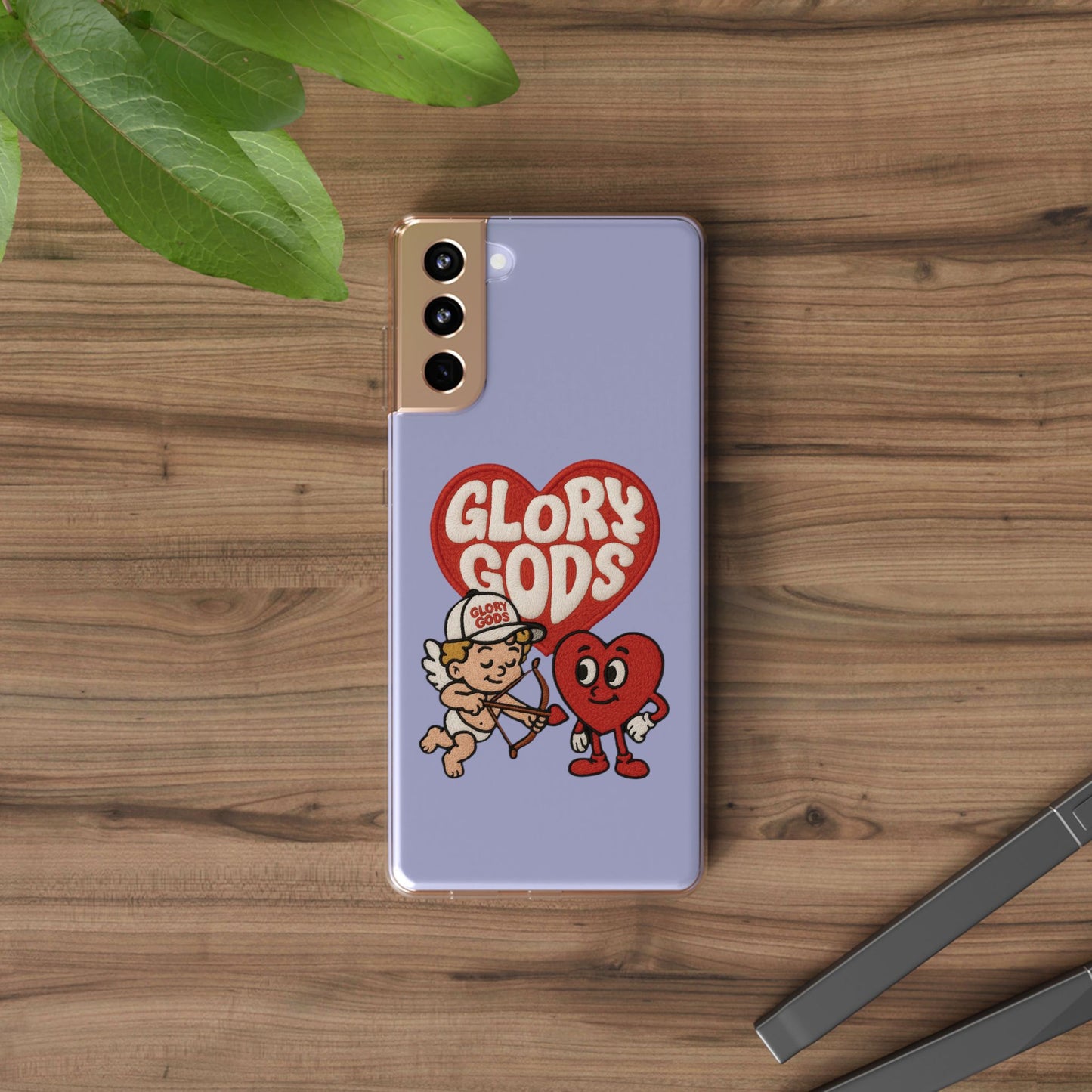Glory Gods Clear Phone Case