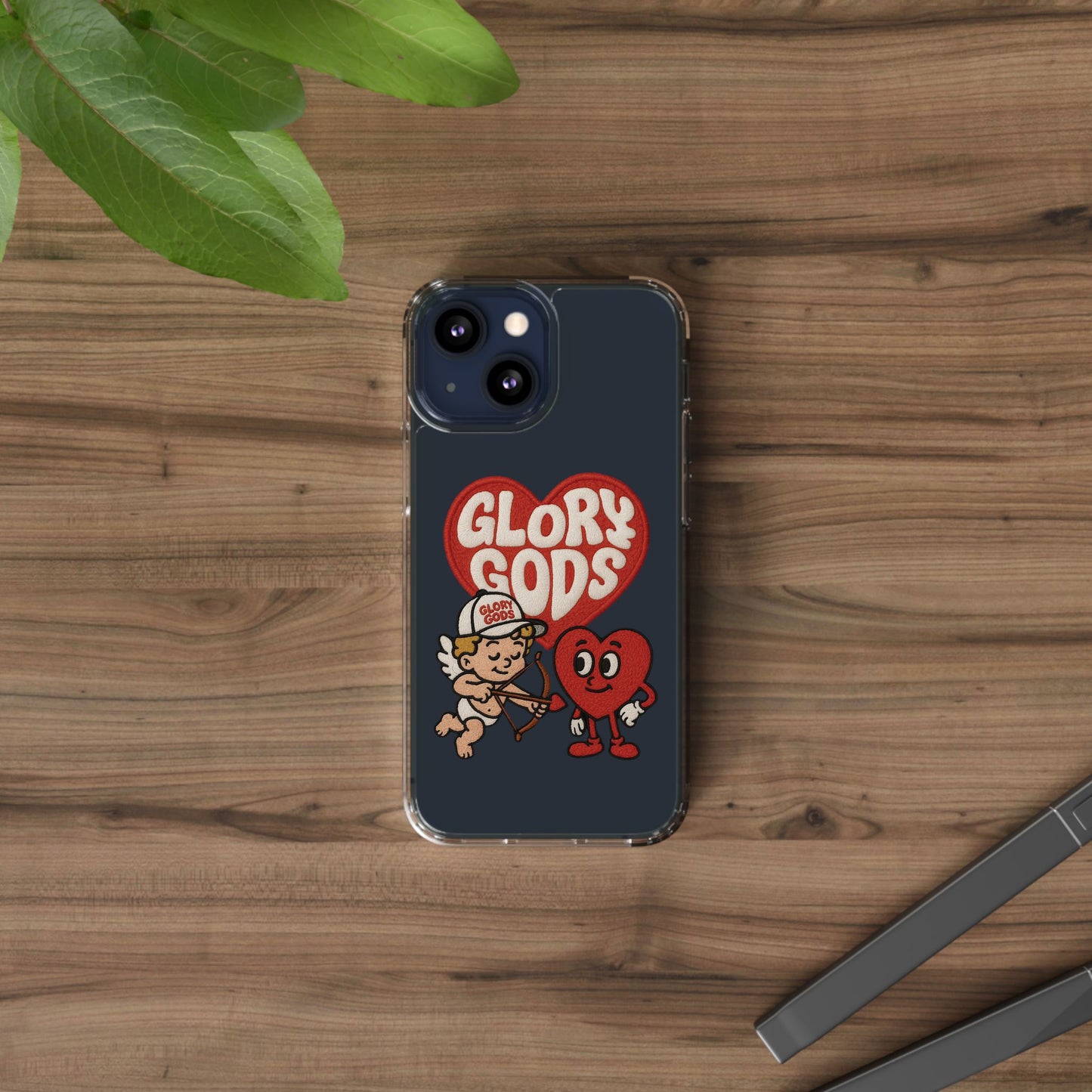 Glory Gods Clear Phone Case