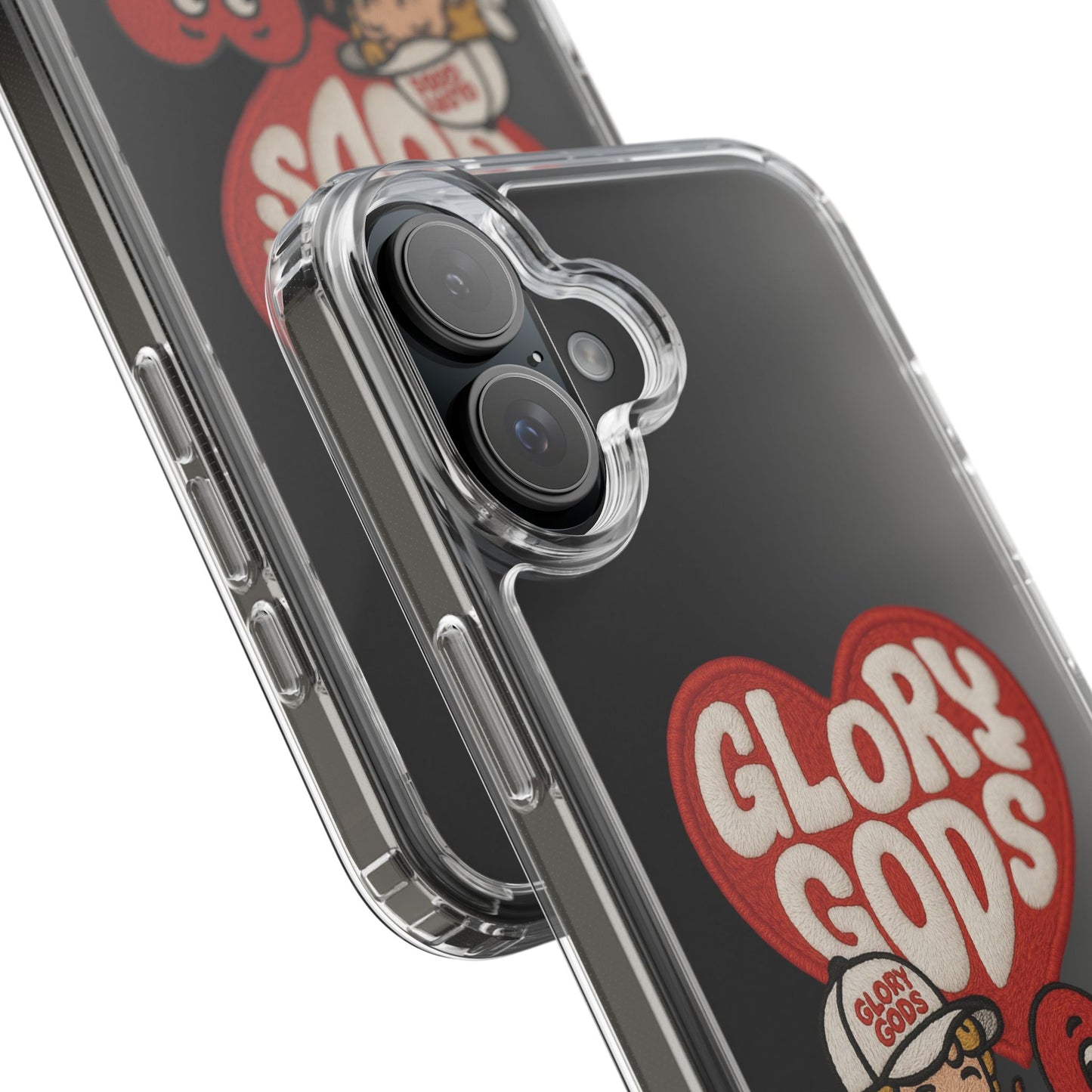 Glory Gods Clear Phone Case