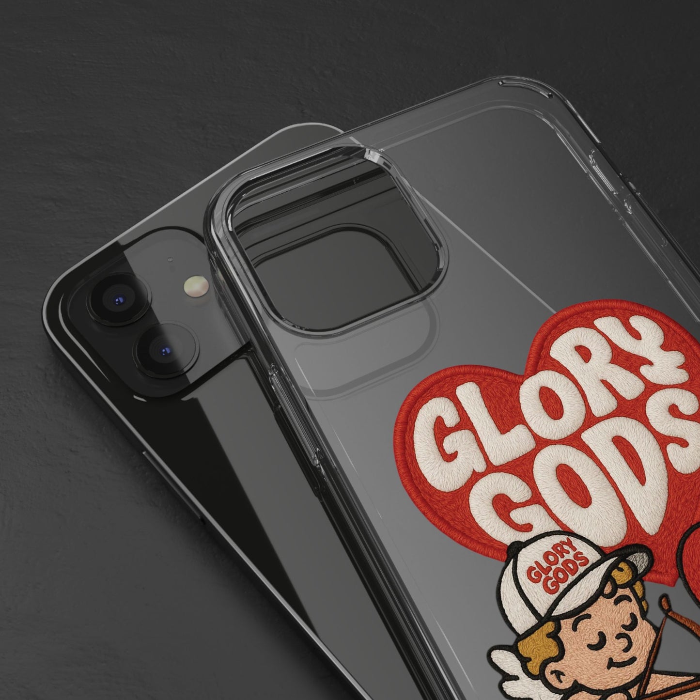 Glory Gods Clear Phone Case