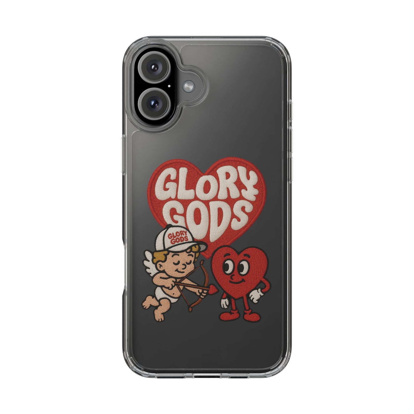 Glory Gods Clear Phone Case