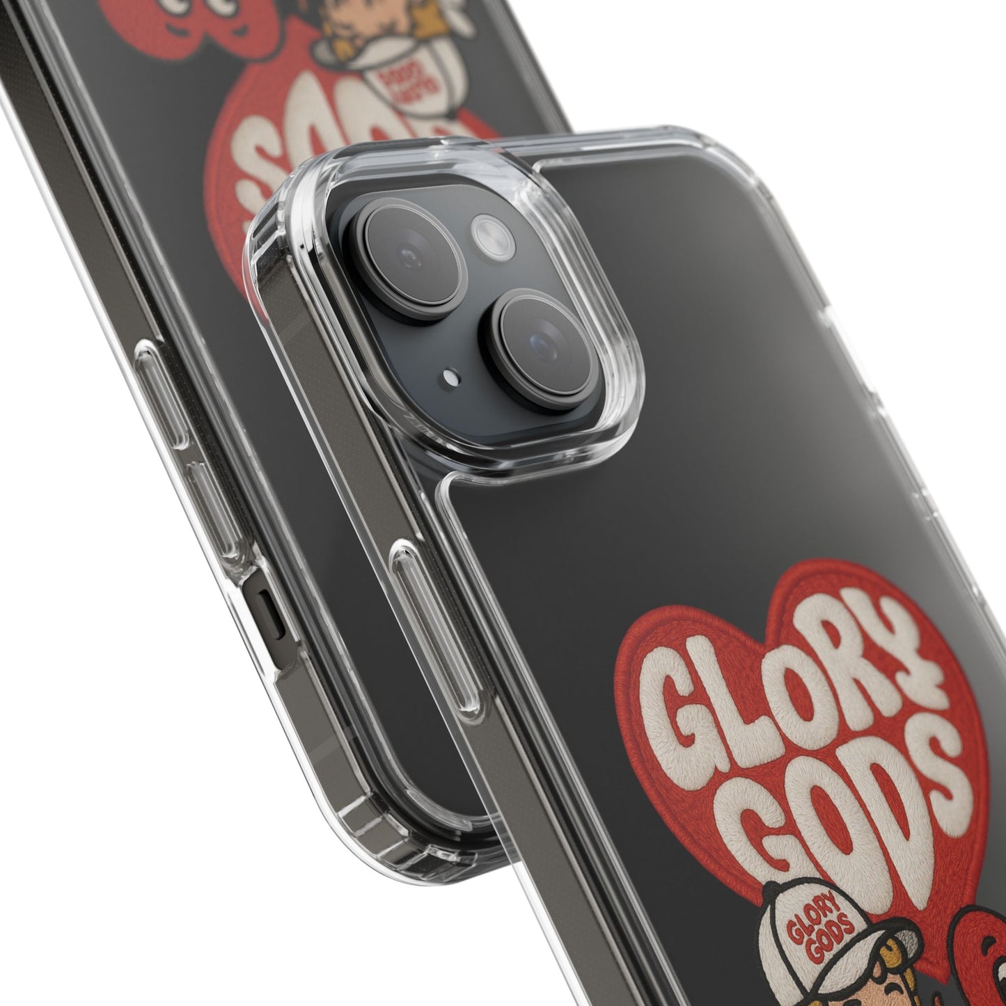 Glory Gods Clear Phone Case