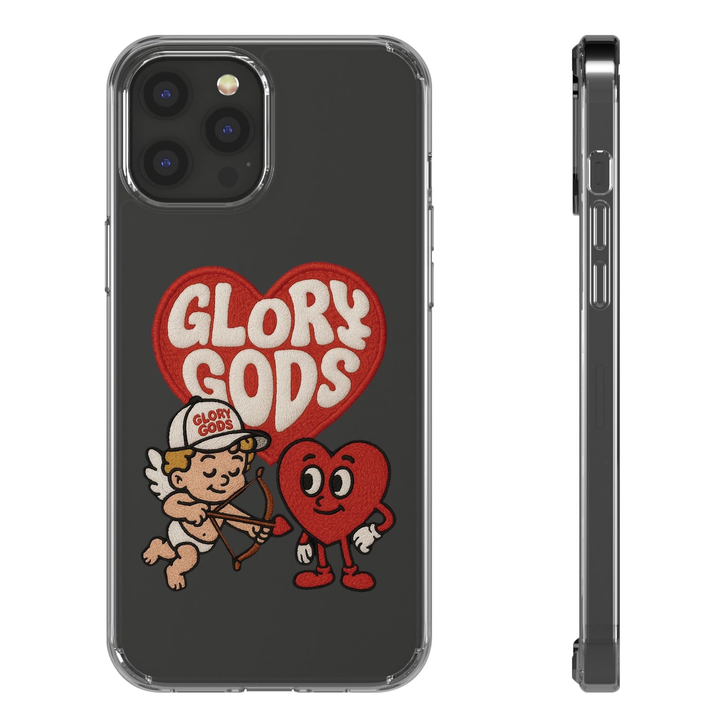 Glory Gods Clear Phone Case