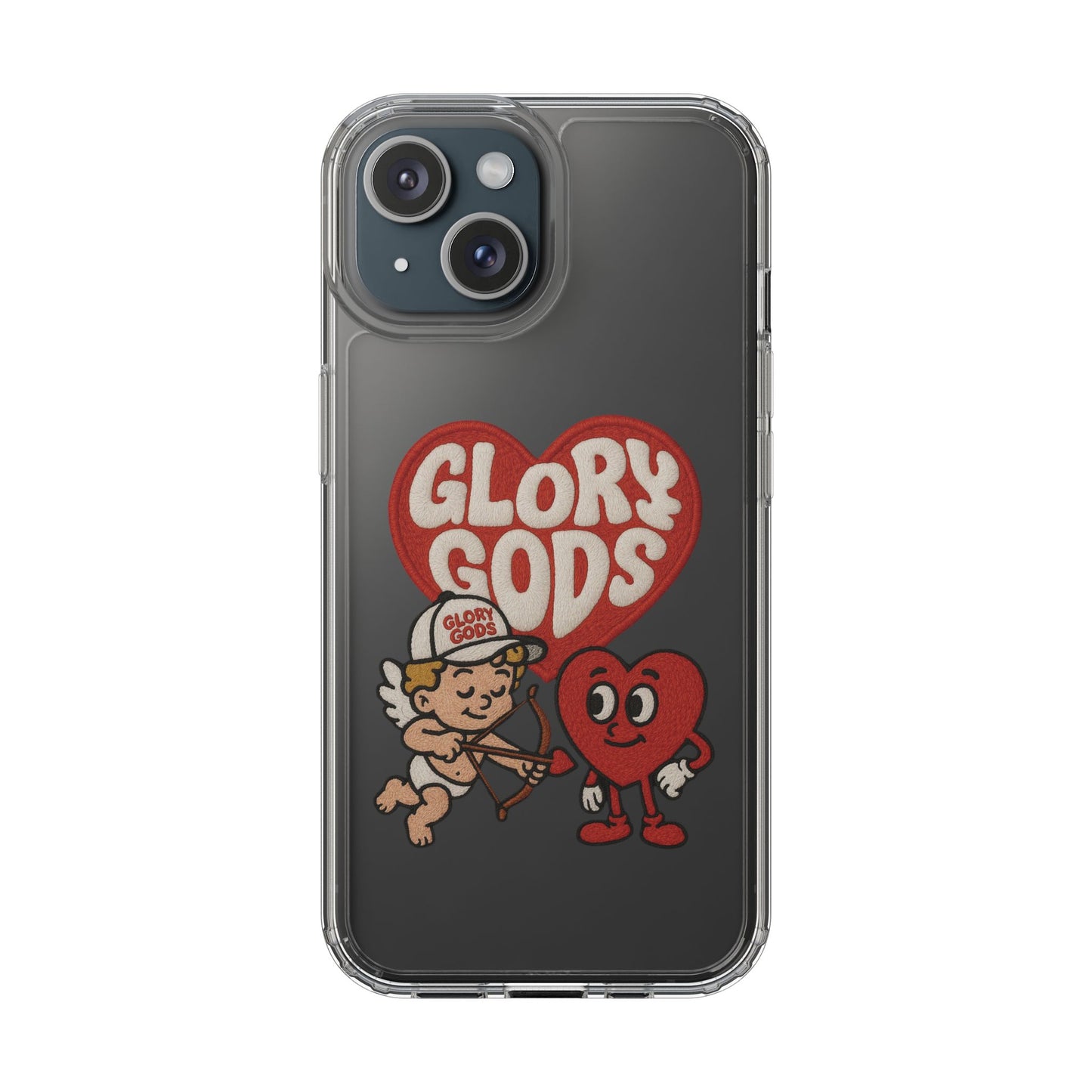 Glory Gods Clear Phone Case