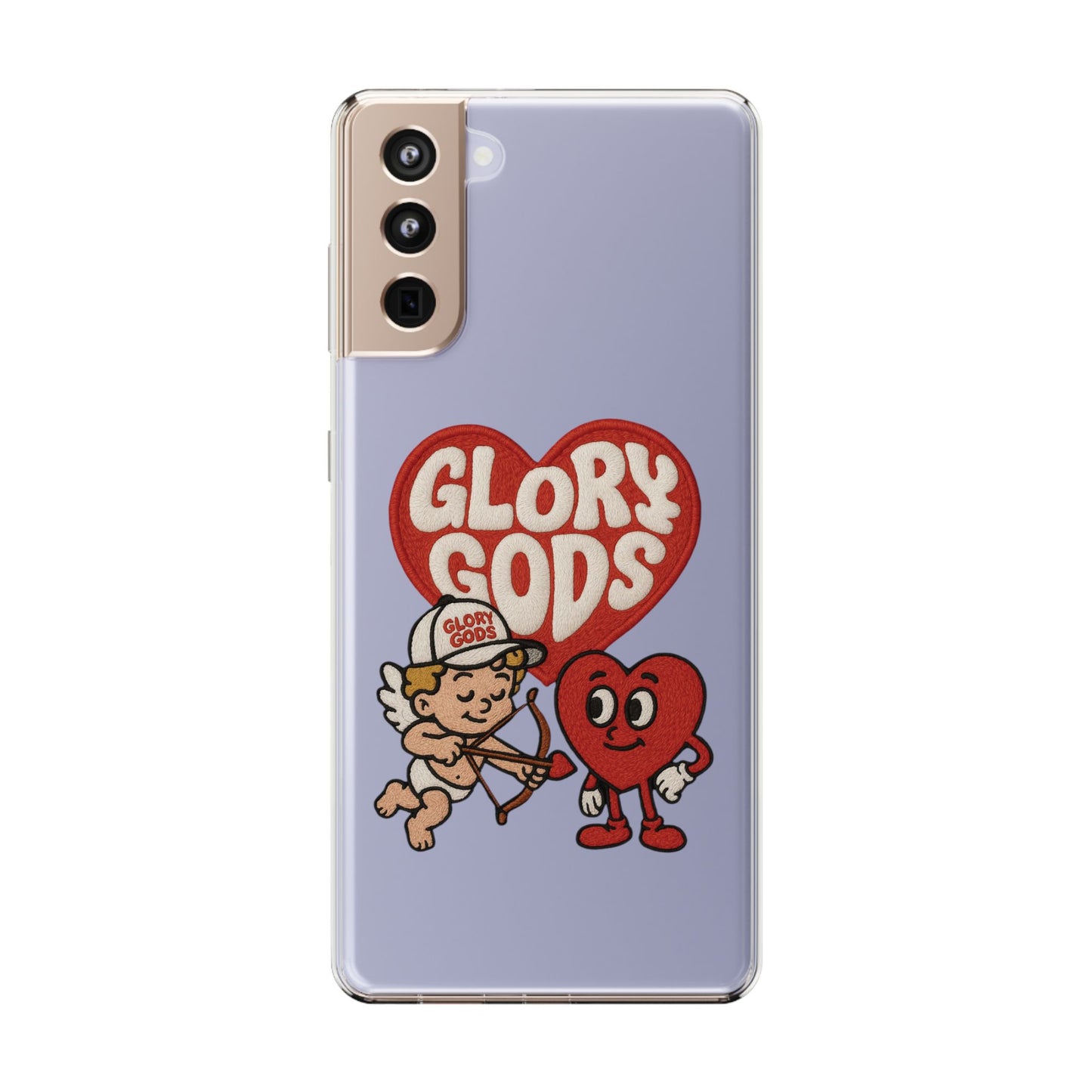 Glory Gods Clear Phone Case