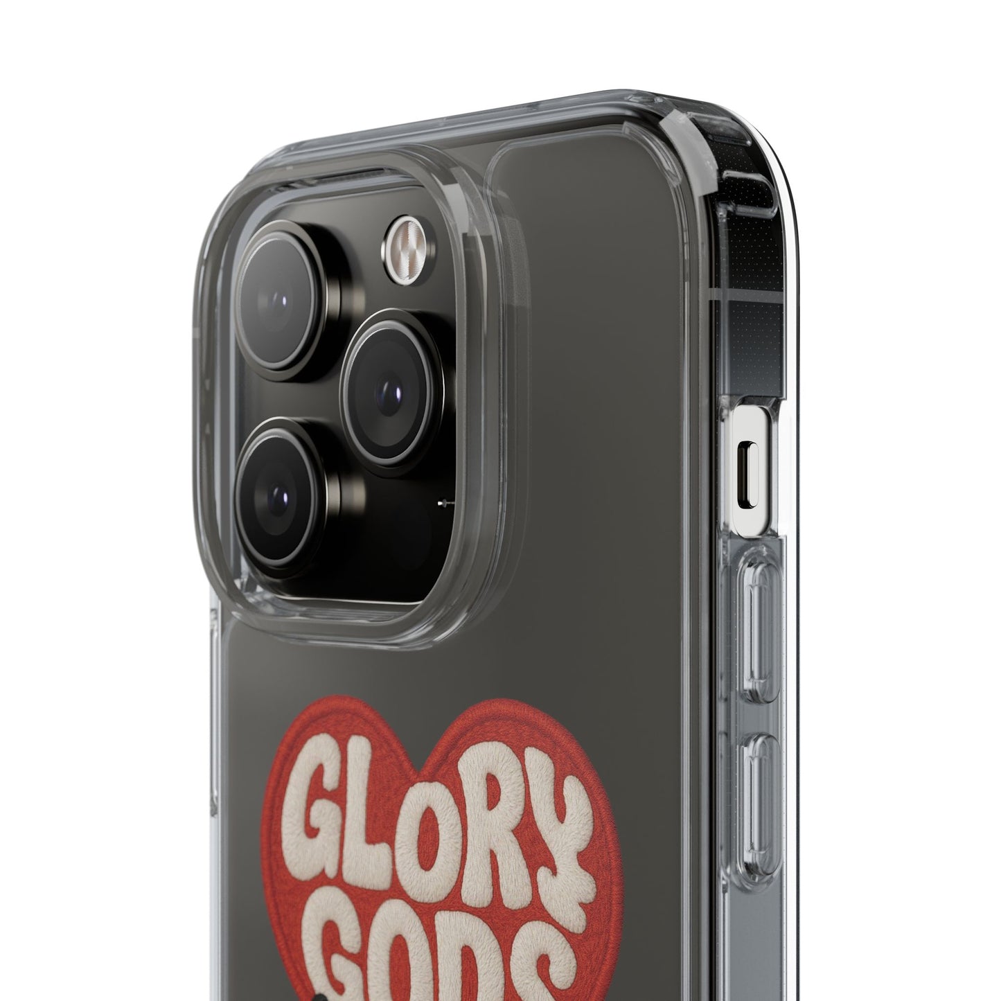Glory Gods Clear Phone Case