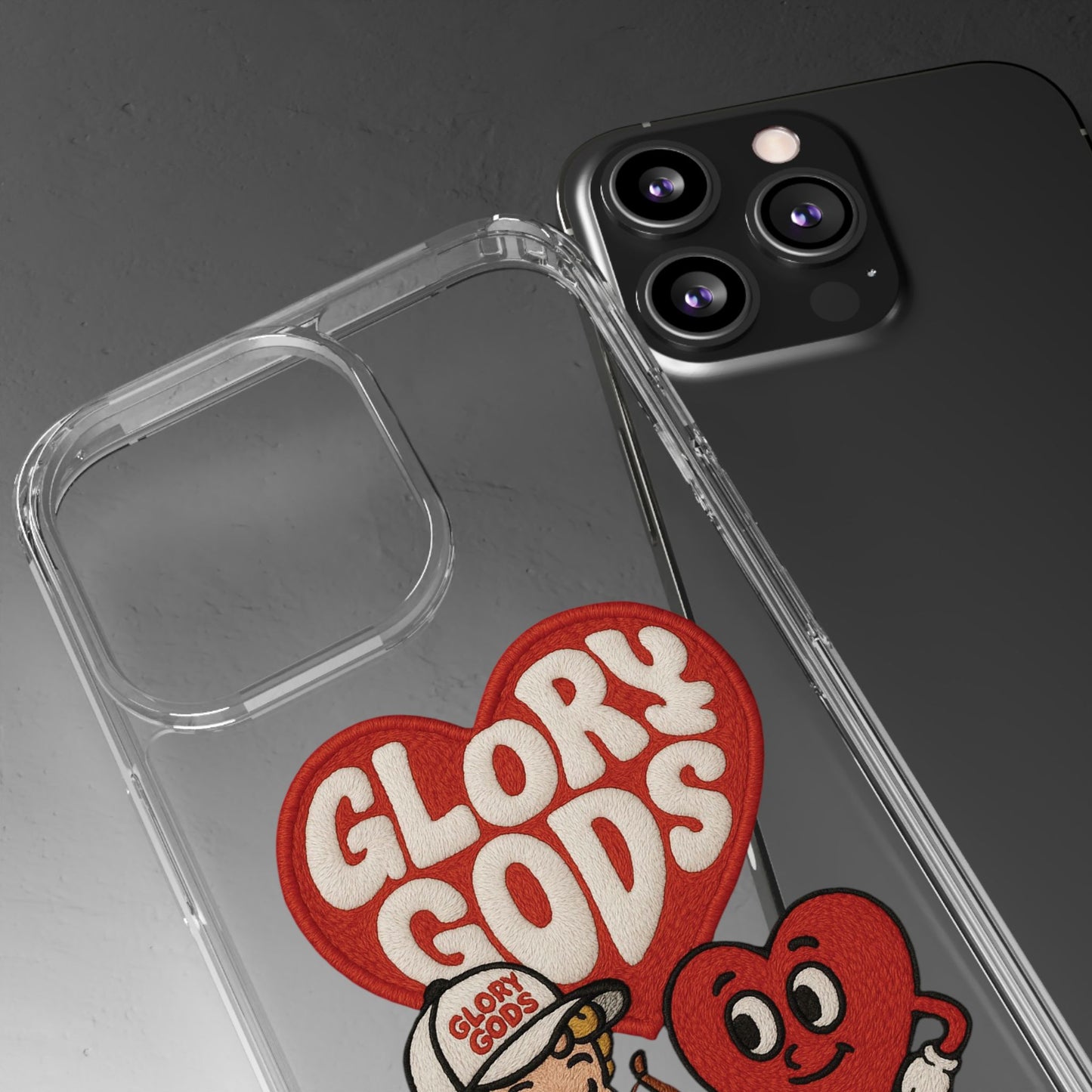 Glory Gods Clear Phone Case
